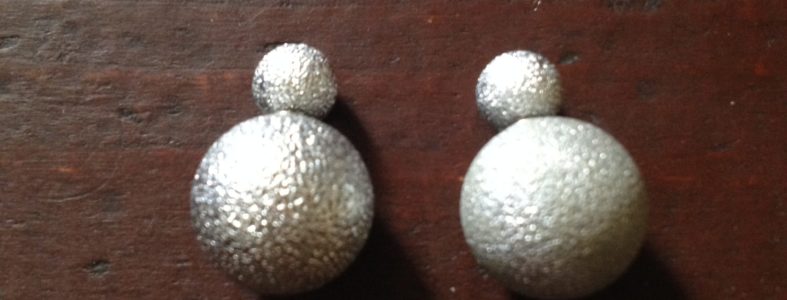  double dots mat zilver glitter 30060013
