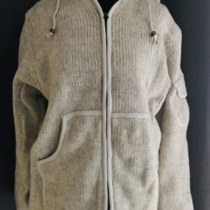 3112001 heerlijk gebreid outdoor uni vest beige