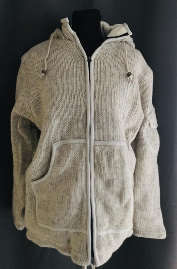 3112001 heerlijk gebreid outdoor uni vest beige