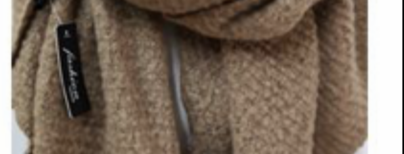 Mooie lange khaki shawl 2115003 mooie lange khaki shawl