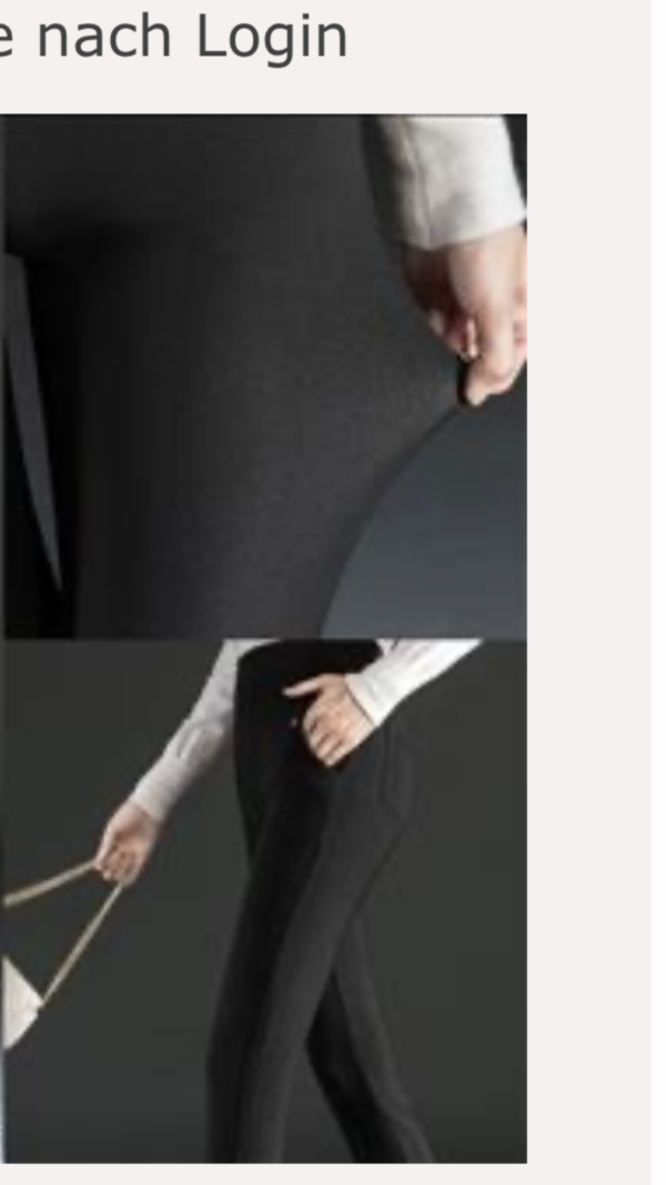 115000 Strecht comfort broek zwart a