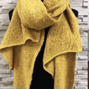 2119000 mooie lange shawl oker